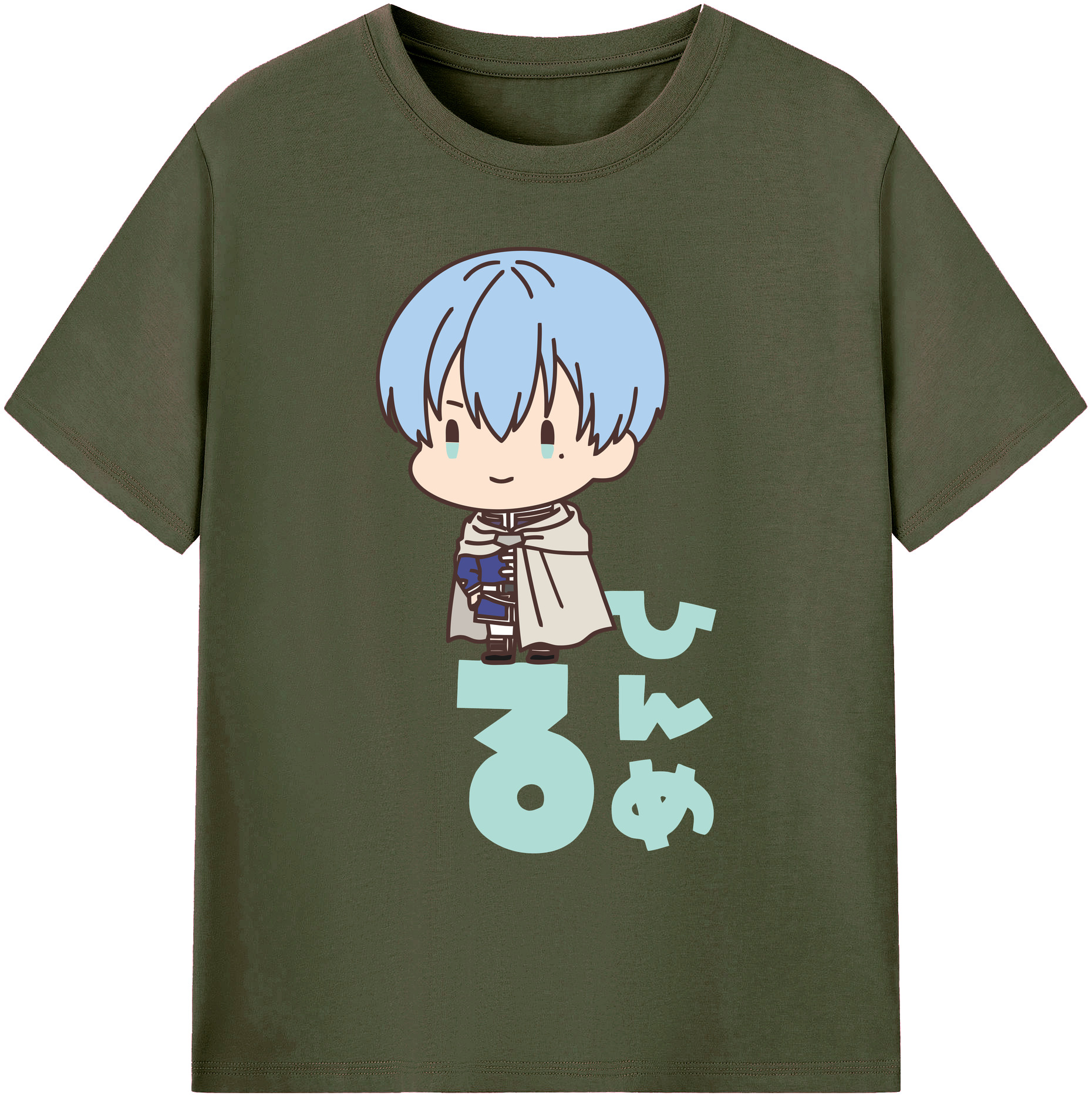 （画像用） 葬送のフリーレン Frieren 綿100％ メンズ半袖Tシャツ｜肌触りやわらか＆通気性